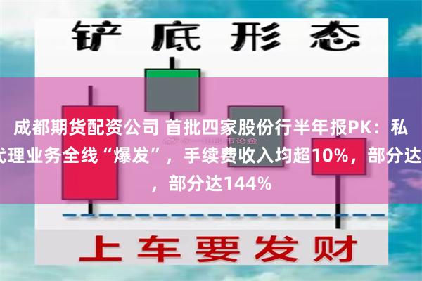 成都期货配资公司 首批四家股份行半年报PK：私行和代理业务全线“爆发”，手续费收入均超10%，部分达144%