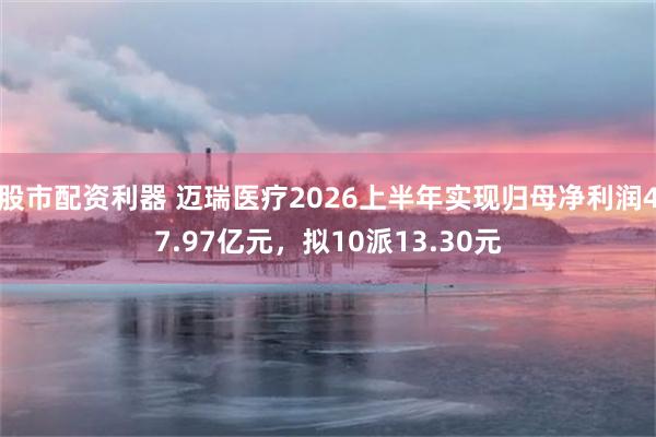 股市配资利器 迈瑞医疗2026上半年实现归母净利润47.97亿元,拟10派13.30元